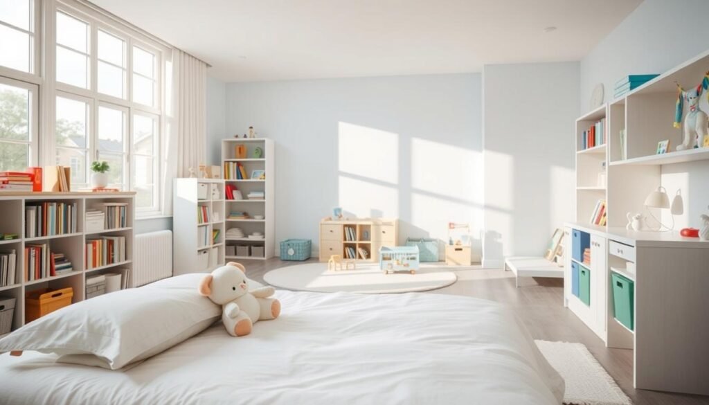 clutter-free kids room