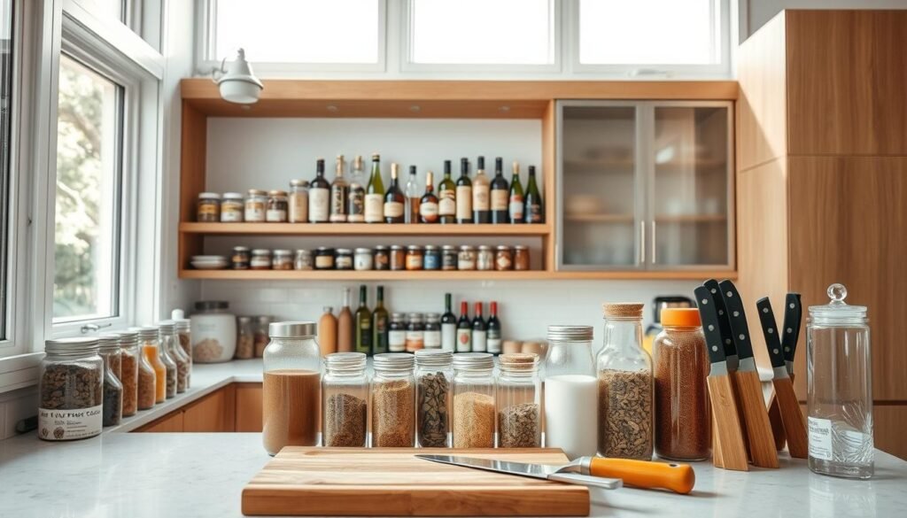 kitchen ingredients organization